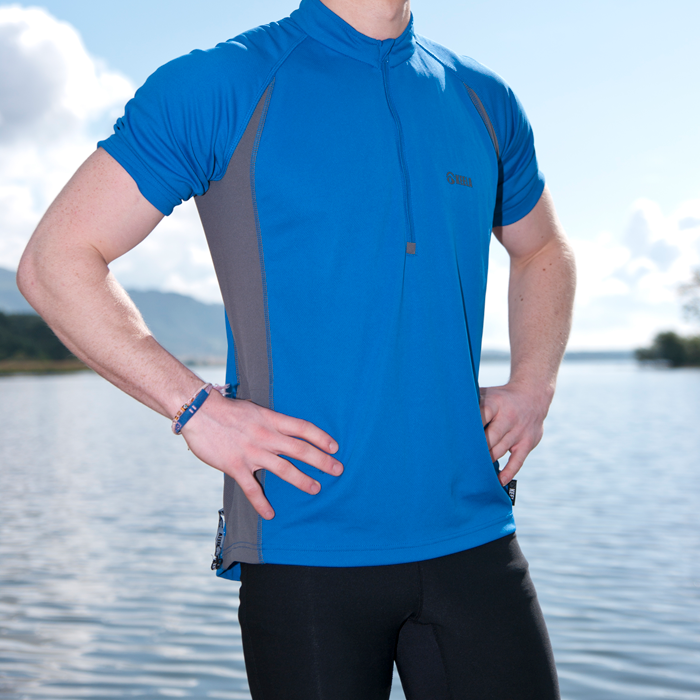 Men's ADS S/S Zip Top