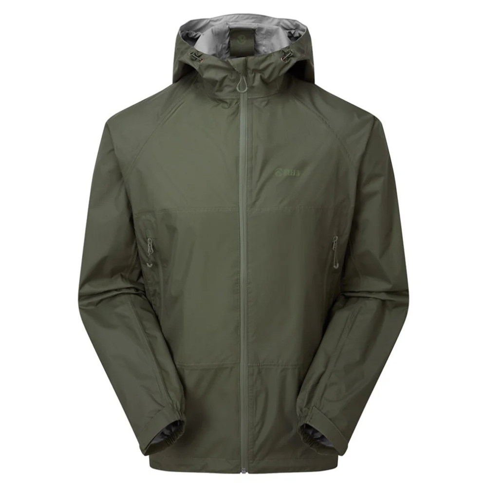 Where Nature Leads packaway jacket front view Pine