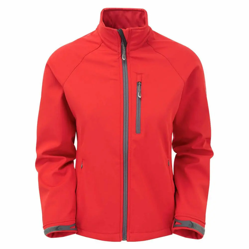 Zenita Pro softshell jacket in red with grey zips and AirXtream Advanced 3-layer fabric system