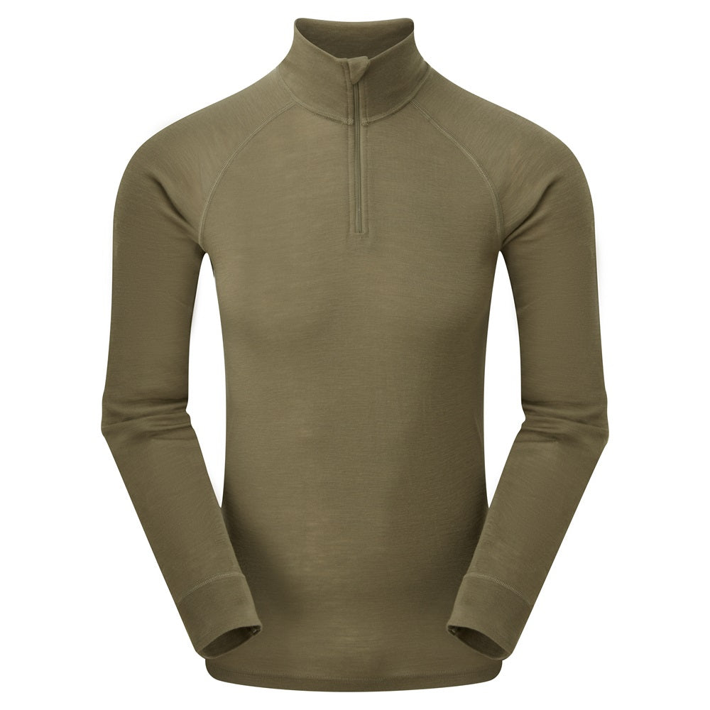 Men's Merino Zip Neck Top