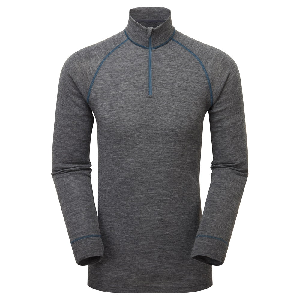 Men's Merino Zip Neck Top