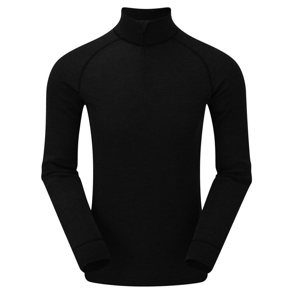 Men's Merino Zip Neck Top